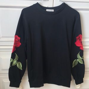 New Vici Dolls Embroidered sweatshirt